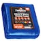 Tarpco Safety Heavy Duty Tarp, 16 ft L x 0.5 mm H x 12 ft W, 14 Mil, Blue, Polyethylene TS-105-12X16 - alternate 1